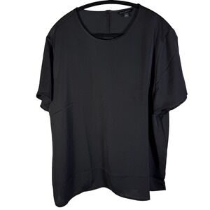 Banana Republic Womens Black OLX SS Crew Tee Short Sleeve Blouse XL 753748-00